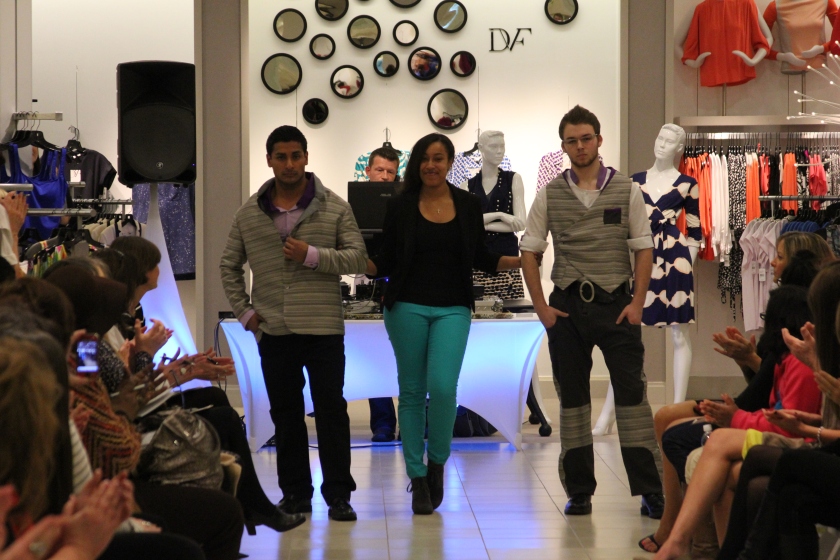 Ayana Ames (University of Alabama) designed dashing men's apparel for the BFW 2013 Emerging Designers' Competition. 