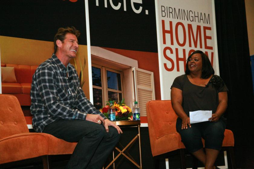 Ty Pennington on stage with 