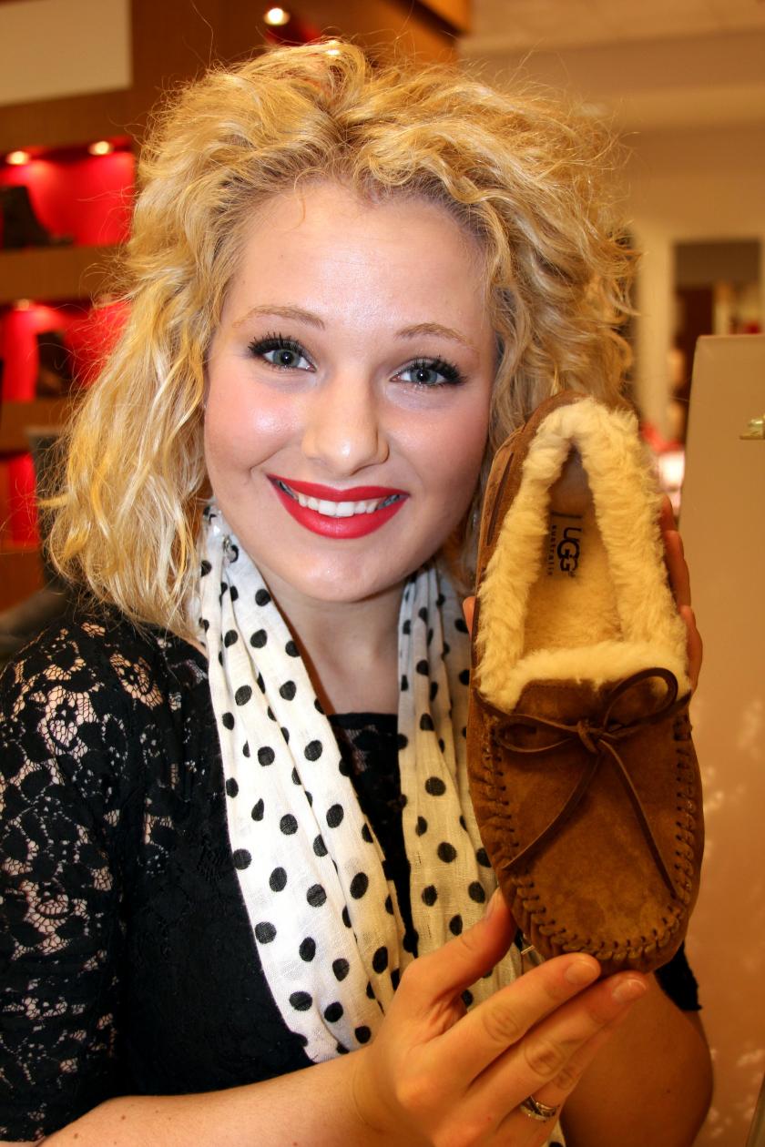 Oh, and one more thing, Santa...I would really like these UGG slippers! 